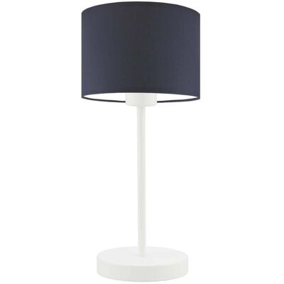 Lampka nocna LYSNE Nicea, 60 W, E27, granatowa/biała, 39,5x17,5 cm Lampka nocna LYSNE Nicea, 60 W, E27, granatowa/biała, 39,5x17,5 cm