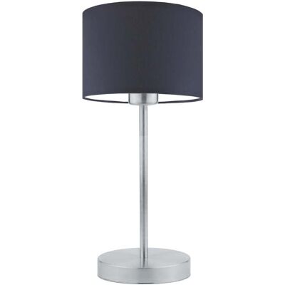 Lampka nocna LYSNE Nicea, 60 W, E27, granatowa/srebrna, 39,5x17,5 cm Lampka nocna LYSNE Nicea, 60 W, E27, granatowa/srebrna, 39,5x17,5 cm