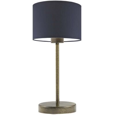 Lampka nocna LYSNE Nicea, 60 W, E27, granatowa/złota, 39,5x17,5 cm Lampka nocna LYSNE Nicea, 60 W, E27, granatowa/złota, 39,5x17,5 cm