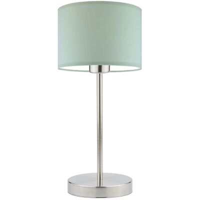 Lampka nocna LYSNE Nicea, 60 W, E27, miętowa/stalowa, 39,5x17,5 cm Lampka nocna LYSNE Nicea, 60 W, E27, miętowa/stalowa, 39,5x17,5 cm
