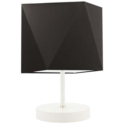 Lampka nocna LYSNE Pasadena, 60 W, E27, brązowa/biała, 30x23 cm Lampka nocna LYSNE Pasadena, 60 W, E27, brązowa/biała, 30x23 cm
