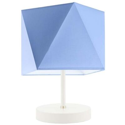 Lampka nocna LYSNE Pasadena, 60 W, E27, niebieska/biała, 30x23 cm Lampka nocna LYSNE Pasadena, 60 W, E27, niebieska/biała, 30x23 cm
