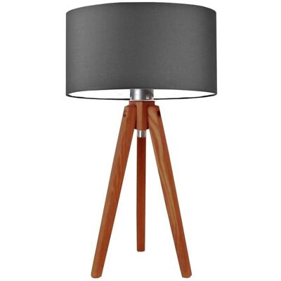Lampka nocna LYSNE Saba, grafitowy, 60 W Lampka nocna LYSNE Saba, grafitowy, 60 W