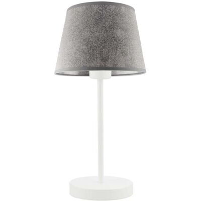 Lampka nocna LYSNE Siena, 60 W, E27, beton/biała, 41,5x19,5 cm Lampka nocna LYSNE Siena, 60 W, E27, beton/biała, 41,5x19,5 cm