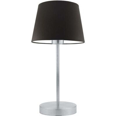 Lampka nocna LYSNE Siena, 60 W, E27, brązowa/srebrna, 41,5x19,5 cm Lampka nocna LYSNE Siena, 60 W, E27, brązowa/srebrna, 41,5x19,5 cm