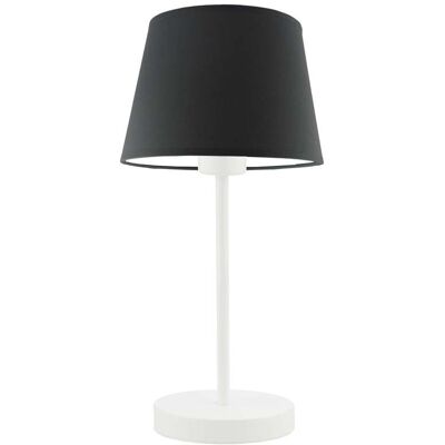 Lampka nocna LYSNE Siena, 60 W, E27, grafitowa/biała, 41,5x19,5 cm Lampka nocna LYSNE Siena, 60 W, E27, grafitowa/biała, 41,5x19,5 cm