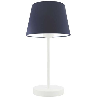 Lampka nocna LYSNE Siena, 60 W, E27, granatowa/biała, 41,5x19,5 cm Lampka nocna LYSNE Siena, 60 W, E27, granatowa/biała, 41,5x19,5 cm
