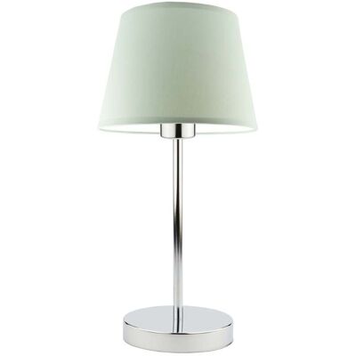 Lampka nocna LYSNE Siena, 60 W, E27, miętowa/chrom, 41,5x19,5 cm Lampka nocna LYSNE Siena, 60 W, E27, miętowa/chrom, 41,5x19,5 cm