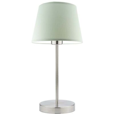 Lampka nocna LYSNE Siena, 60 W, E27, miętowa/stalowa, 41,5x19,5 cm Lampka nocna LYSNE Siena, 60 W, E27, miętowa/stalowa, 41,5x19,5 cm