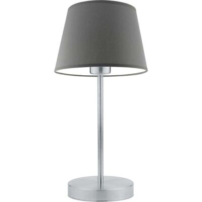 Lampka nocna LYSNE Siena, 60 W, E27, stalowa/srebrna, 41,5x19,5 cm Lampka nocna LYSNE Siena, 60 W, E27, stalowa/srebrna, 41,5x19,5 cm