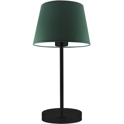 Lampka nocna LYSNE Siena, 60 W, E27, zieleń butelkowa/czarna, 41,5x19,5 cm Lampka nocna LYSNE Siena, 60 W, E27, zieleń butelkowa/czarna, 41,5x19,5 cm