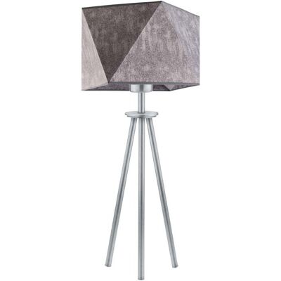 Lampka nocna LYSNE Soveto, 60 W, E27, beton/srebrna, 50x23 cm Lampka nocna LYSNE Soveto, 60 W, E27, beton/srebrna, 50x23 cm