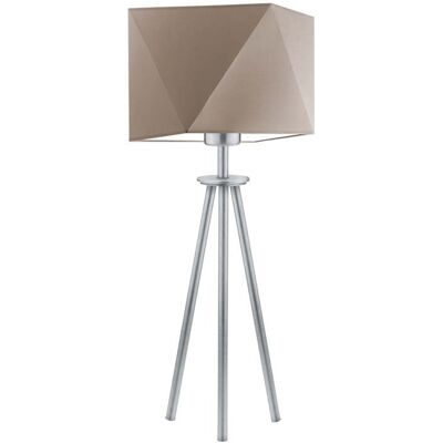 LYSNE - Soveto - Beżowo-srebrny - E27 60W - Lampka biurkowa LYSNE - Soveto - Beżowo-srebrny - E27 60W - Lampka biurkowa