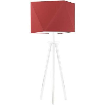Lampka nocna LYSNE Soveto, 60 W, E27, czerwona/biała, 50x23 cm Lampka nocna LYSNE Soveto, 60 W, E27, czerwona/biała, 50x23 cm