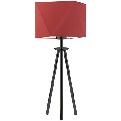 Lampka nocna LYSNE Soveto, 60 W, E27, czerwona/czarna, 50x23 cm Lampka nocna LYSNE Soveto, 60 W, E27, czerwona/czarna, 50x23 cm
