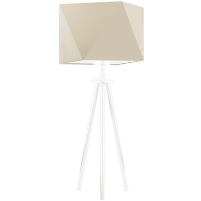 Lampka nocna LYSNE Soveto, 60 W, E27, ecru/biała, 50x23 cm Lampka nocna LYSNE Soveto, 60 W, E27, ecru/biała, 50x23 cm