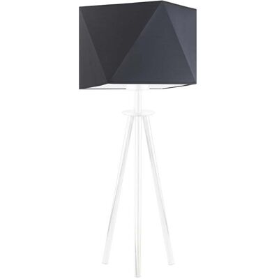 Lampka nocna LYSNE Soveto, 60 W, E27, grafitowa/biała, 50x23 cm Lampka nocna LYSNE Soveto, 60 W, E27, grafitowa/biała, 50x23 cm