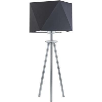 Lampka nocna LYSNE Soveto, 60 W, E27, grafitowa/srebrna, 50x23 cm Lampka nocna LYSNE Soveto, 60 W, E27, grafitowa/srebrna, 50x23 cm