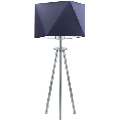 Lampka nocna LYSNE Soveto, 60 W, E27, granatowa/srebrna, 50x23 cm Lampka nocna LYSNE Soveto, 60 W, E27, granatowa/srebrna, 50x23 cm