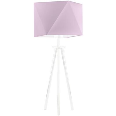 Lampka nocna LYSNE Soveto, 60 W, E27, jasnofioletowa/biała, 50x23 cm Lampka nocna LYSNE Soveto, 60 W, E27, jasnofioletowa/biała, 50x23 cm