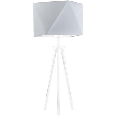 Lampka nocna LYSNE Soveto, 60 W, E27, jasnoszara/biała, 50x23 cm Lampka nocna LYSNE Soveto, 60 W, E27, jasnoszara/biała, 50x23 cm