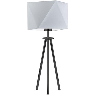 Lampka nocna LYSNE Soveto, 60 W, E27, jasnoszara/czarna, 50x23 cm Lampka nocna LYSNE Soveto, 60 W, E27, jasnoszara/czarna, 50x23 cm