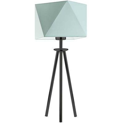 Lampka nocna LYSNE Soveto, 60 W, E27, miętowa/czarna, 50x23 cm Lampka nocna LYSNE Soveto, 60 W, E27, miętowa/czarna, 50x23 cm