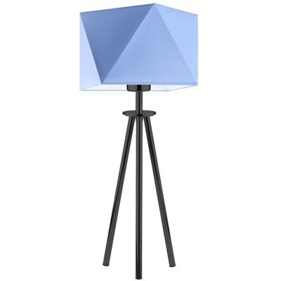 Lampka nocna LYSNE Soveto, 60 W, E27, niebieska/czarna, 50x23 cm Lampka nocna LYSNE Soveto, 60 W, E27, niebieska/czarna, 50x23 cm