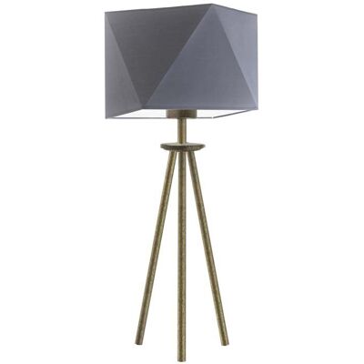 Lampka nocna LYSNE Soveto, 60 W, E27, stalowa/złota, 50x23 cm Lampka nocna LYSNE Soveto, 60 W, E27, stalowa/złota, 50x23 cm
