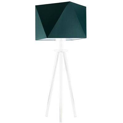 Lampka nocna LYSNE Soveto, 60 W, E27, zieleń butelkowa/biała, 50x23 cm Lampka nocna LYSNE Soveto, 60 W, E27, zieleń butelkowa/biała, 50x23 cm