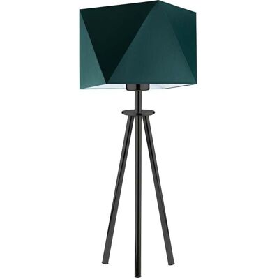 Lampka nocna LYSNE Soveto, 60 W, E27, zieleń butelkowa/czarna, 50x23 cm Lampka nocna LYSNE Soveto, 60 W, E27, zieleń butelkowa/czarna, 50x23 cm