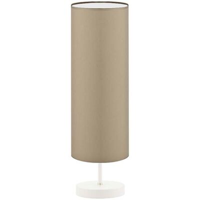 Lampka nocna LYSNE Sydney, 60 W, E27, beżowa/biała, 50x15 cm Lampka nocna LYSNE Sydney, 60 W, E27, beżowa/biała, 50x15 cm