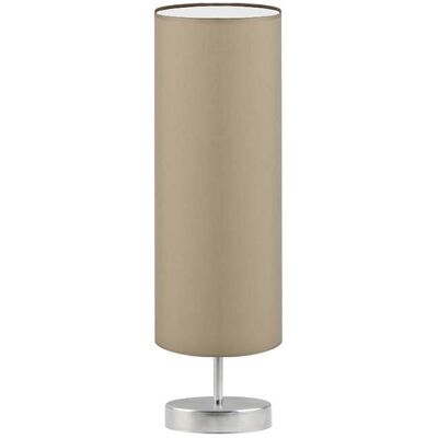 Lampka nocna LYSNE Sydney, 60 W, E27, beżowa/stalowa, 50x15 cm Lampka nocna LYSNE Sydney, 60 W, E27, beżowa/stalowa, 50x15 cm
