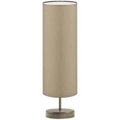 Lampka nocna LYSNE Sydney, 60 W, E27, beżowa/złota, 50x15 cm Lampka nocna LYSNE Sydney, 60 W, E27, beżowa/złota, 50x15 cm