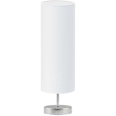 Lampka nocna LYSNE Sydney, 60 W, E27, biała/stalowa, 50x15 cm Lampka nocna LYSNE Sydney, 60 W, E27, biała/stalowa, 50x15 cm