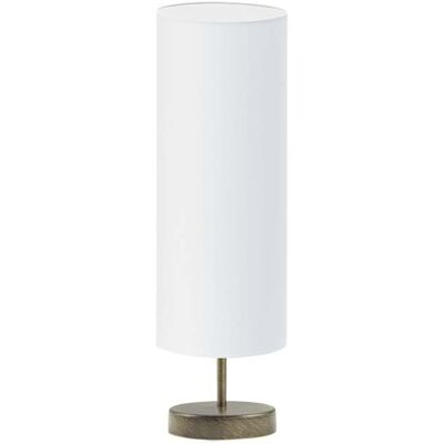 Lampka nocna LYSNE Sydney, 60 W, E27, biała/złota, 50x15 cm Lampka nocna LYSNE Sydney, 60 W, E27, biała/złota, 50x15 cm