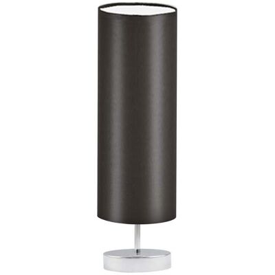 Lampka nocna LYSNE Sydney, 60 W, E27, brązowa/chrom, 50x15 cm Lampka nocna LYSNE Sydney, 60 W, E27, brązowa/chrom, 50x15 cm