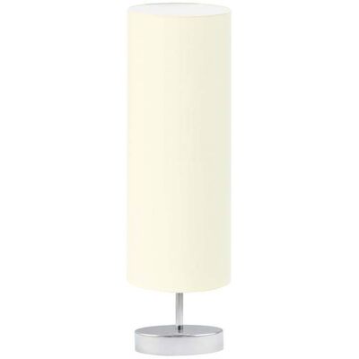 Lampka nocna LYSNE Sydney, 60 W, E27, ecru/chrom, 50x15 cm Lampka nocna LYSNE Sydney, 60 W, E27, ecru/chrom, 50x15 cm