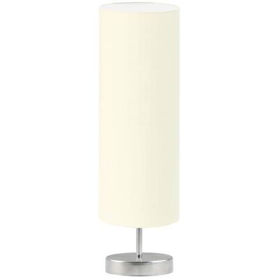 Lampka nocna LYSNE Sydney, 60 W, E27, ecru/stalowa, 50x15 cm Lampka nocna LYSNE Sydney, 60 W, E27, ecru/stalowa, 50x15 cm