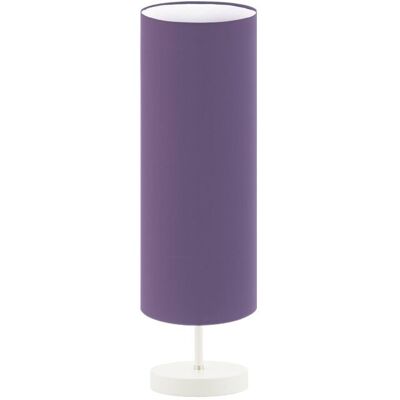 Lampka nocna LYSNE Sydney, 60 W, E27, fioletowa/biała, 50x15 cm Lampka nocna LYSNE Sydney, 60 W, E27, fioletowa/biała, 50x15 cm