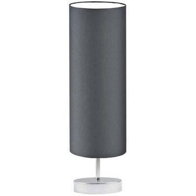 Lampka nocna LYSNE Sydney, 60 W, E27, granatowa/chrom, 50x15 cm Lampka nocna LYSNE Sydney, 60 W, E27, granatowa/chrom, 50x15 cm