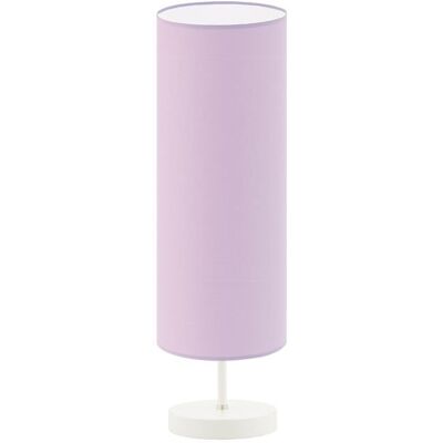 Lampka nocna LYSNE Sydney, 60 W, E27, jasnofioletowa/biała, 50x15 cm Lampka nocna LYSNE Sydney, 60 W, E27, jasnofioletowa/biała, 50x15 cm