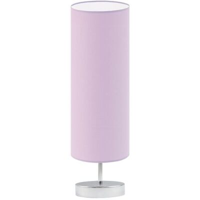 Lampka nocna LYSNE Sydney, 60 W, E27, jasnofioletowa/chrom, 50x15 cm Lampka nocna LYSNE Sydney, 60 W, E27, jasnofioletowa/chrom, 50x15 cm