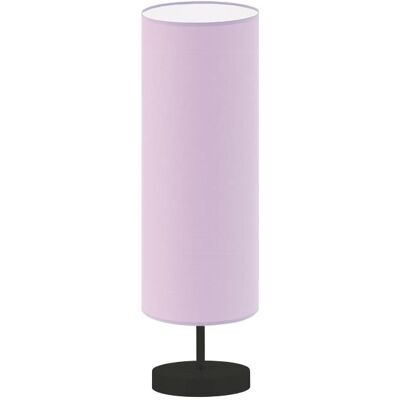 Lampka nocna LYSNE Sydney, 60 W, E27, jasnofioletowa/czarna, 50x15 cm Lampka nocna LYSNE Sydney, 60 W, E27, jasnofioletowa/czarna, 50x15 cm