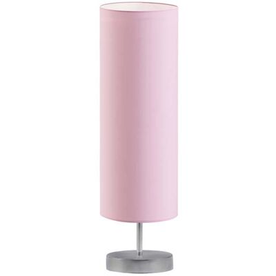 Lampka nocna LYSNE Sydney, 60 W, E27, jasnoróżowa/srebrna, 50x15 cm Lampka nocna LYSNE Sydney, 60 W, E27, jasnoróżowa/srebrna, 50x15 cm