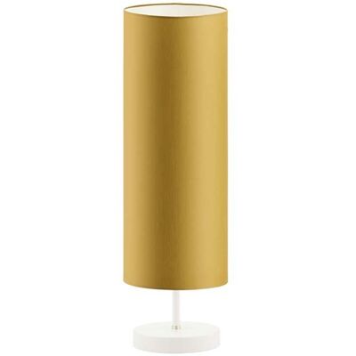 Lampka nocna LYSNE Sydney, 60 W, E27, musztardowa/biała, 50x15 cm Lampka nocna LYSNE Sydney, 60 W, E27, musztardowa/biała, 50x15 cm