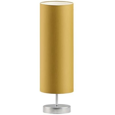 Lampka nocna LYSNE Sydney, 60 W, E27, musztardowa/stalowa, 50x15 cm Lampka nocna LYSNE Sydney, 60 W, E27, musztardowa/stalowa, 50x15 cm