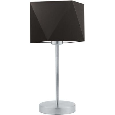 Lampka nocna LYSNE Wuhu, 60 W, E27, brązowa/srebrna, 43x23 cm Lampka nocna LYSNE Wuhu, 60 W, E27, brązowa/srebrna, 43x23 cm