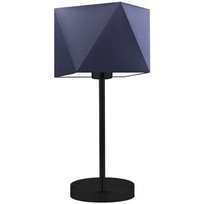 Lampka nocna LYSNE Wuhu, 60 W, E27, granatowa/czarna, 43x23 cm Lampka nocna LYSNE Wuhu, 60 W, E27, granatowa/czarna, 43x23 cm