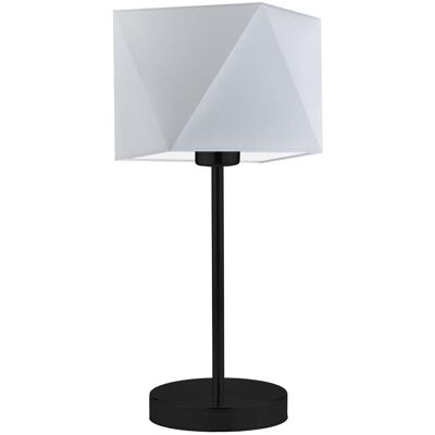 Lampka nocna LYSNE Wuhu, 60 W, E27, jasnoszara/czarna, 43x23 cm Lampka nocna LYSNE Wuhu, 60 W, E27, jasnoszara/czarna, 43x23 cm